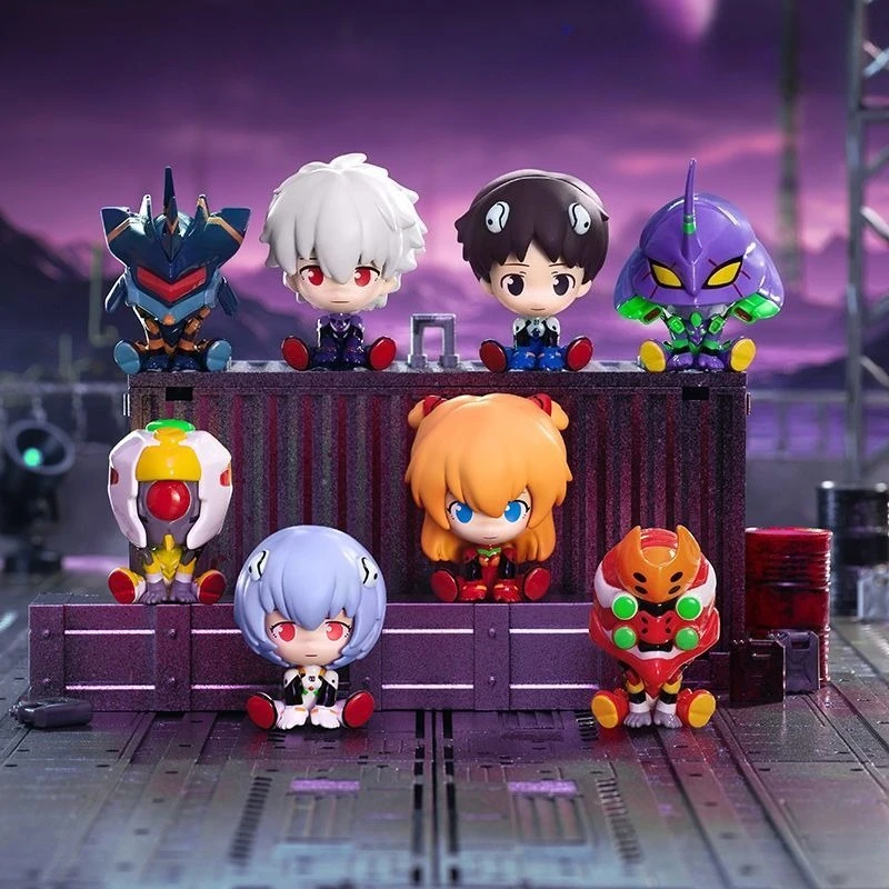 TOPTOY Authentiek EVA Neon Genesis Evangelion MINI Zittend beeldje Trendy blinde doosdecoratie