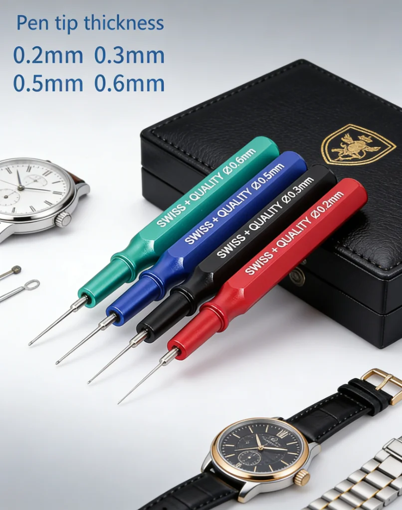 Watch Lubricant Oiler Metal Oil Pin Pen Portable Movement Part Lubricating Repair Maintenance Tool Accessories for Watchmakers