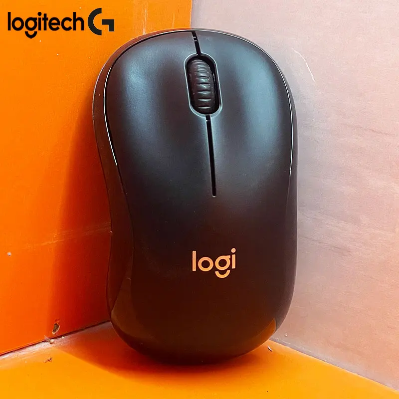 

Беспроводная двухрежимная бесшумная и эффективная офисная мышь Logitech M221, розовая, белая, синяя, зеленая, компактная и удобная