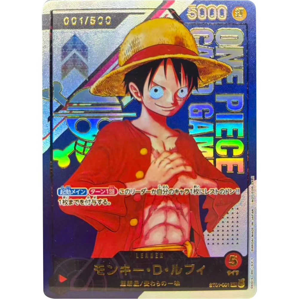 DIY ONE PIECE Collection Cards Jewelry Hancock ST21-014 Monkey D. Luffy JPN High Quality Self Made Game Anime Cards Gift Toy