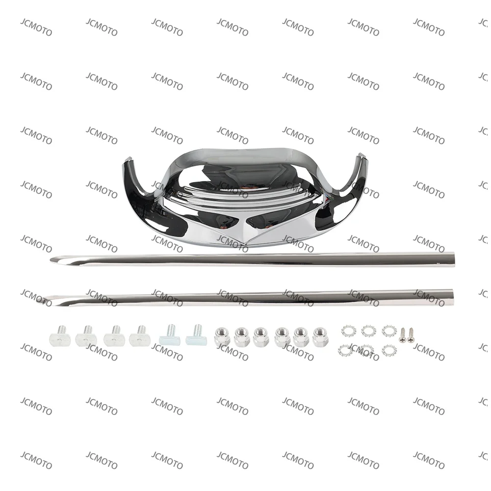 Accessories Motorcycle Front Mudguard Tip w/Spear Trim Kit For Harley Road King Electra Glide FLSTC