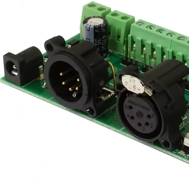 DMX-USB-RX-D8 - 8 Digital Outputs Electronic Module Development Board
