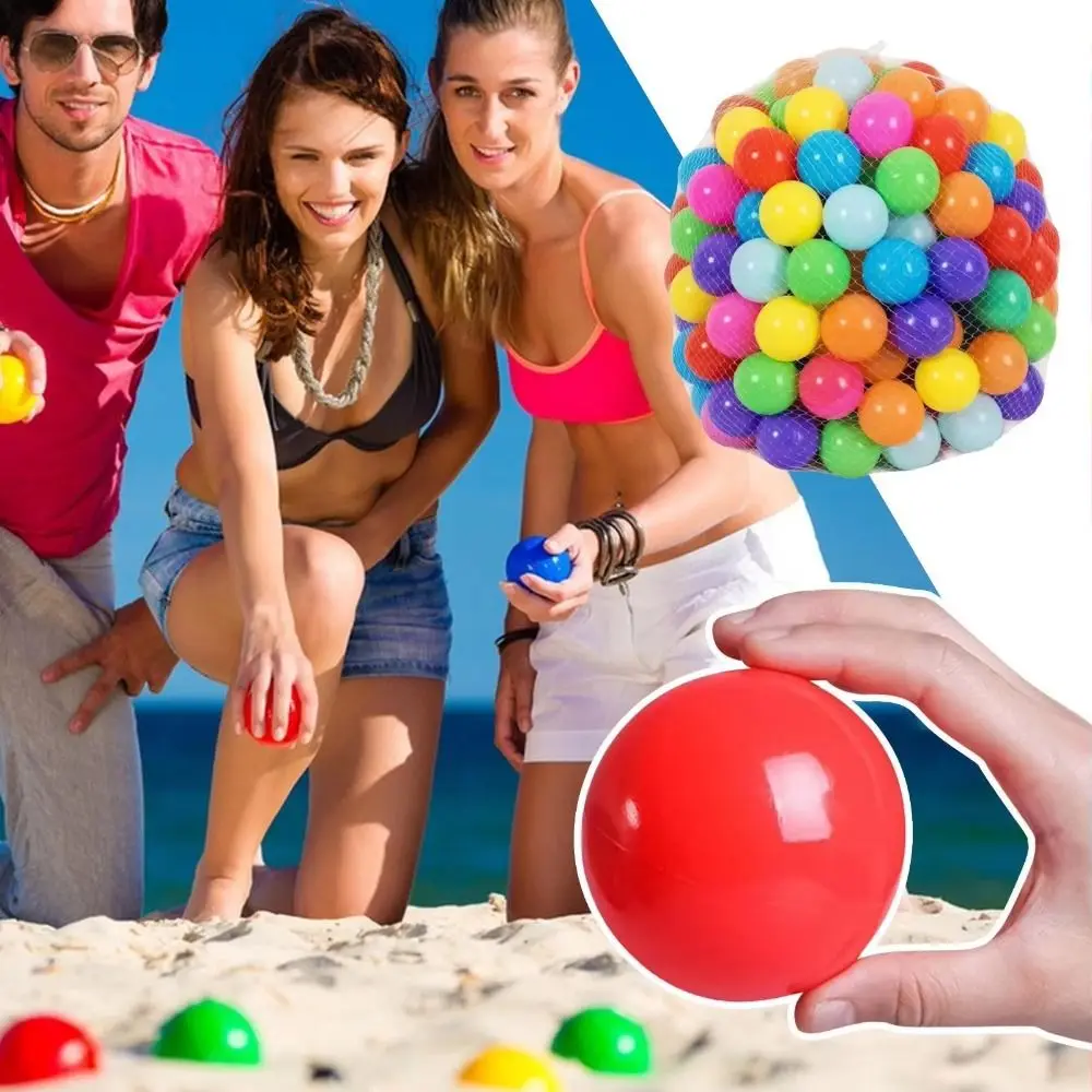 50PCS Kunststoff Verdickt Ozean Ball Interaktive Montessori Dicke Welle Ball Puzzle Bunte Kognitive Ozean Ball Indoor Spielzeug