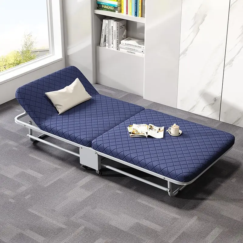 AOLIVIYA Portable Folding Bed Single Double Recliner Adult Nap Couch Cot Sleeper Lounge Chair Daybed