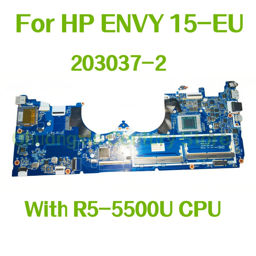

Материнская плата 203037-2 подходит для ноутбука HP ENVY 15-EU с процессором R5-5500U, 100% протестирована, исправна.
