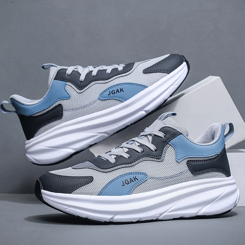 

Mens Sports Shoes Fashion Breathable Wear Resistant Non Slip Flat Bottom 2025 New Tennis Outdoor Walking Casual Sneakers
