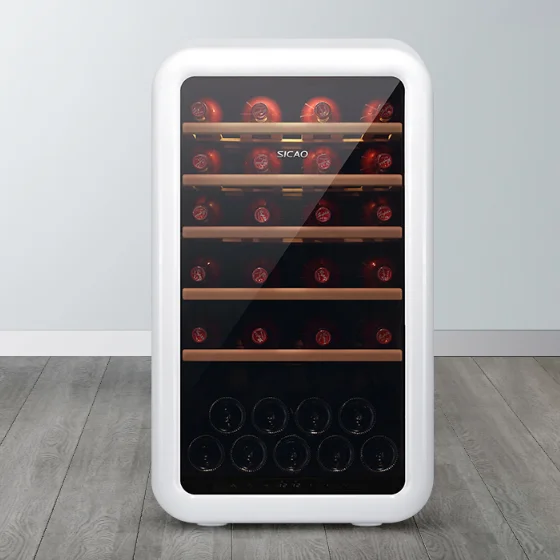 Smart Fridge Table Countertop Free Standing Wine rac Wine Rack Cabinet Wine Cooler Refrigerator