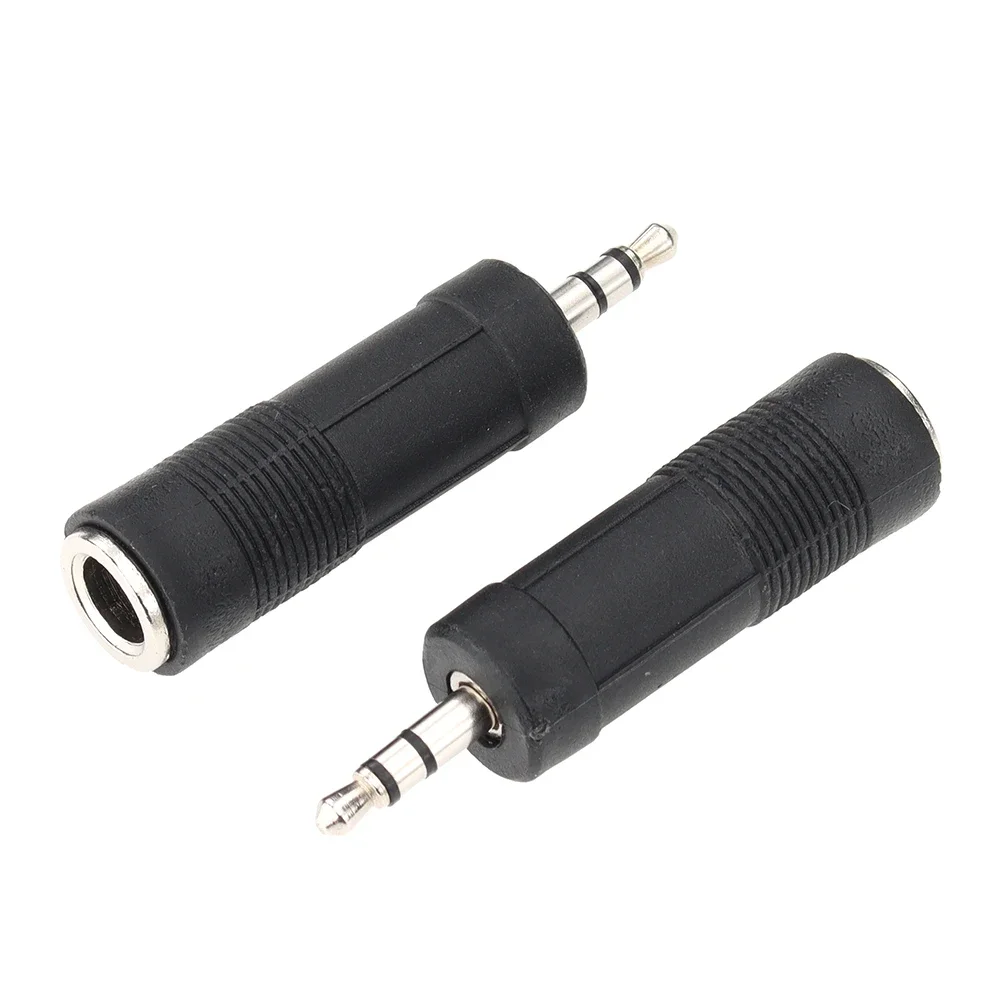 100pcs 3.5mm Male Plug to 6.5mm Female Jack Stereo Audio Headphone Adapter Converter 6.5 To 3.5 Earphone Cable Connector