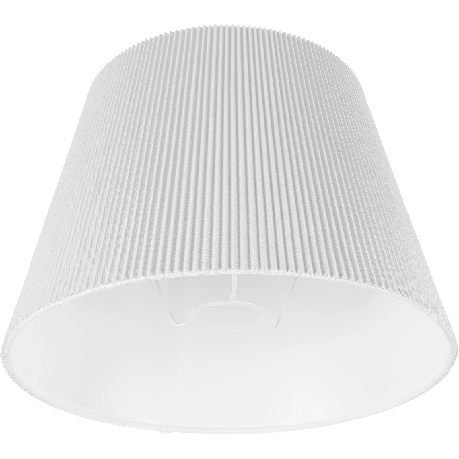 

White Fabric Lampshade Replacement Cloth Cover for Table Desk Floor Lamps Soft Light Decorative Sturdy Simple Design Easy