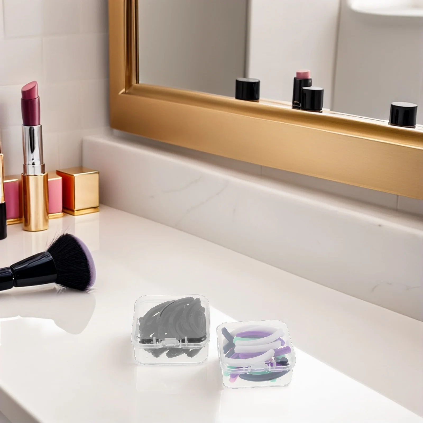 48 قطعة من وسادات السيليكون لتجعيد الرموش، وسادات بديلة من المطاط الناعم لتجعيد الرموش قابلة لإعادة الملء #2