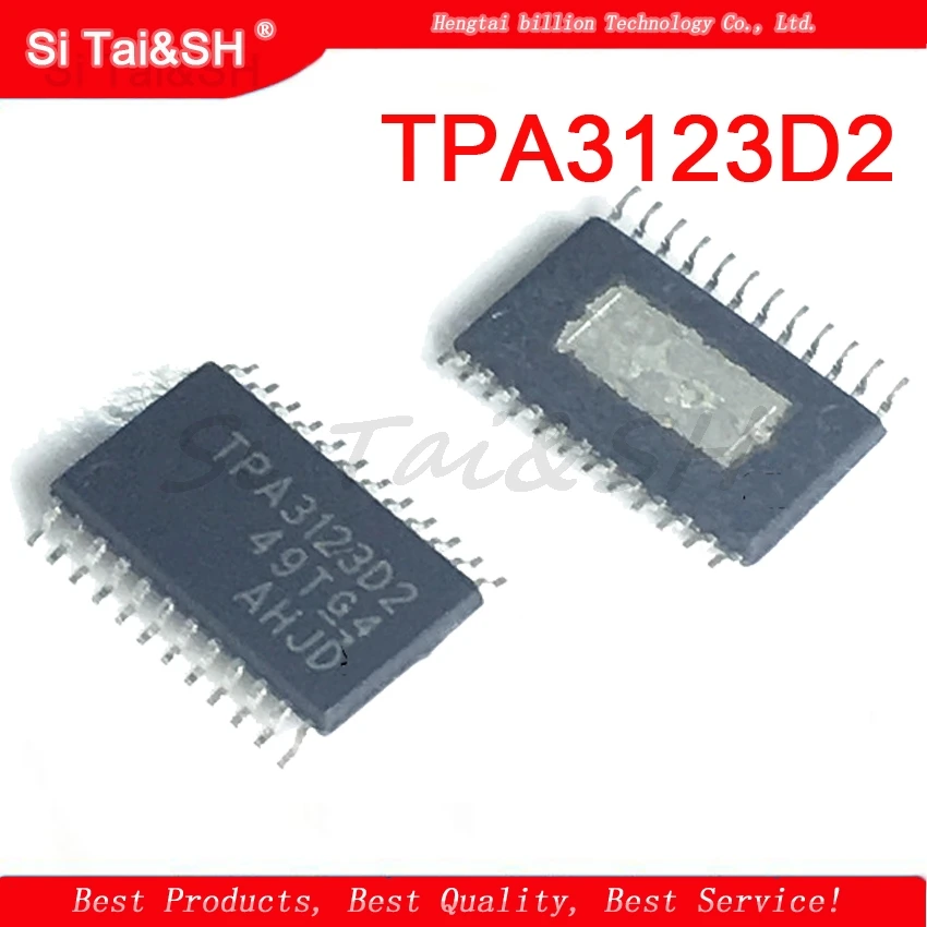 5PCS  TPA3123D2 TPA3123D2PWPR HTSSOP24 Power amplifier integrated circuit
