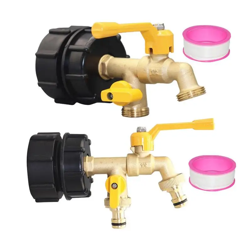 

IBC Tote Fittings Coarse Adapter Connector Threaded Caps Female Tap Connector Irrigation Valve Fitting Garden Accessories