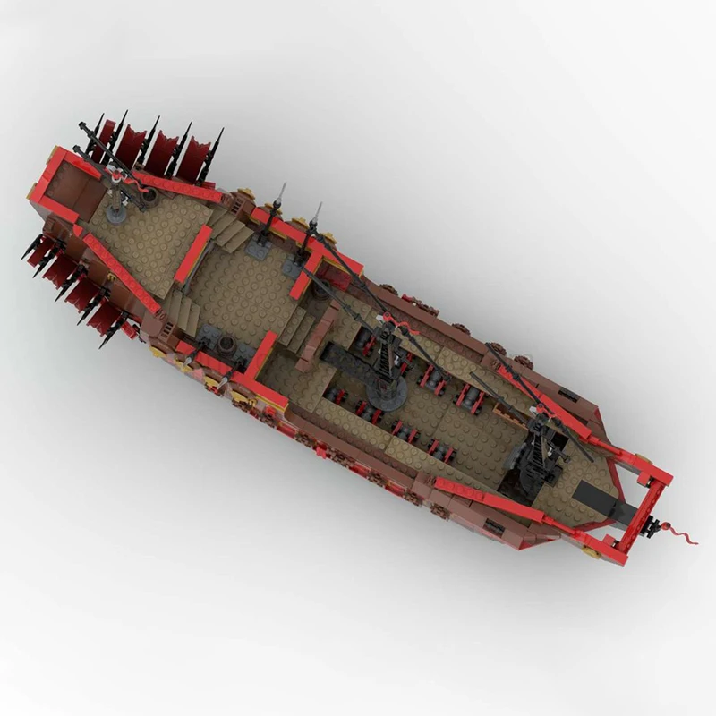 1692PCS Beroemde Film Caribbed Pirates MOC modulaire Keizerin zeilschip Model DIY creatieve ideeën Kind Speelgoed Montage Puzzel Gift