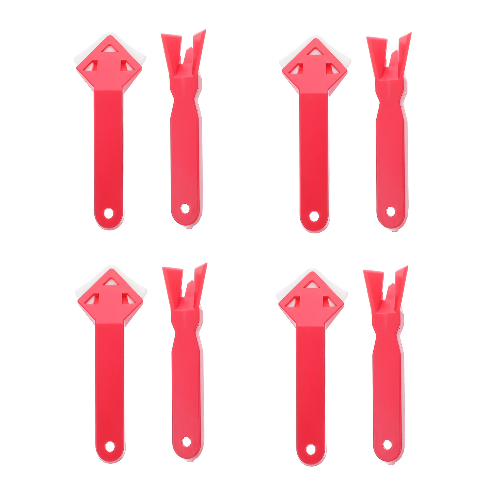 

4 Sets Caulk Scraper Tool Kit Silicone Plastic Joint Repair Grouting Coating Sealant Tile Bathroom Kitchen Manual Tools