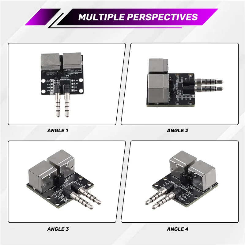 USB2RIG Radio Sound Card Extension Hub - Connect With Ease For Enhanced Audio Setup-[Y03A]
