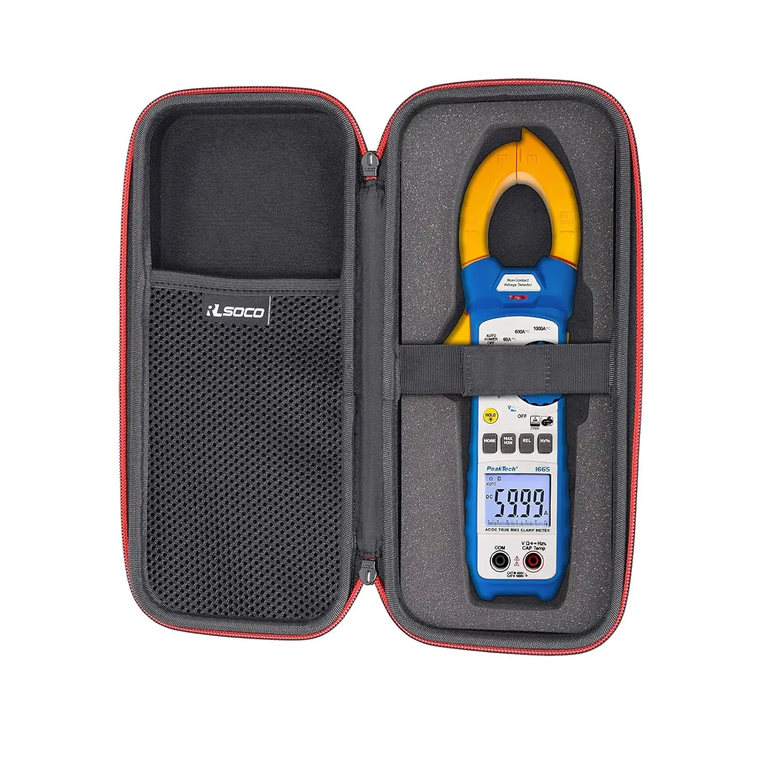 Carrying Case for Fluke 374/375/376FC/376/902/902 FC True-RMS Clamp Meter &Works with KAIWEETS Digital Clamp Meter HT208A/HT208D