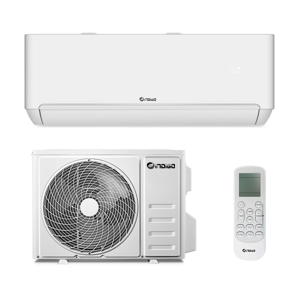Unidad de CA dividida WiFi ultra silenciosa de 9k BTU, 230V, Aire doméstico, Acondicionado, fácil instalación, mantenimiento, Control por aplicación, aire acondicionado