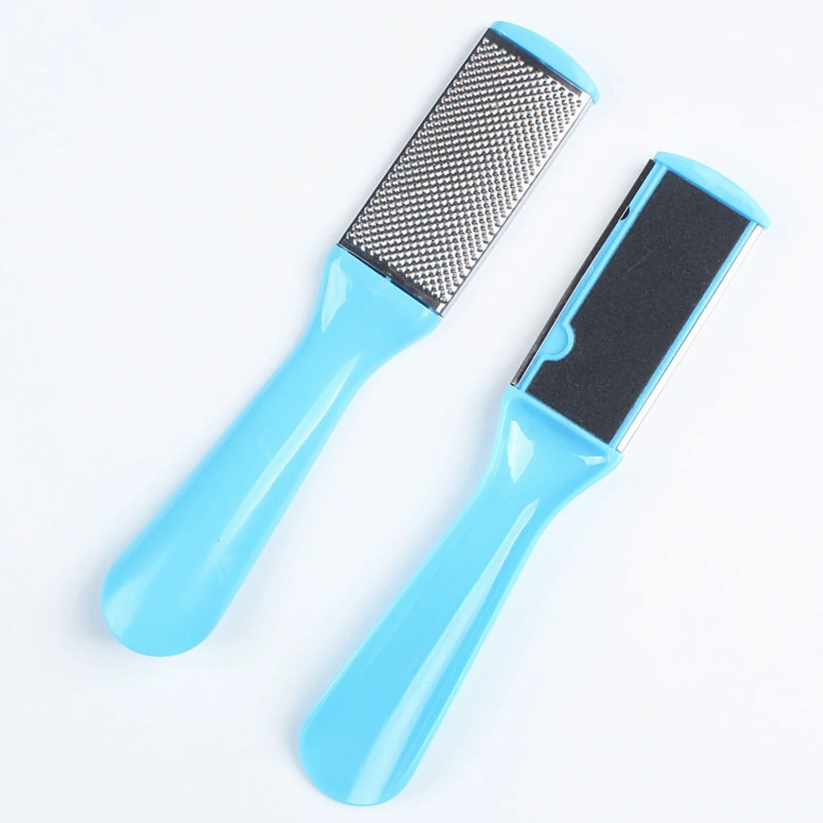 

3pcs Double-Sided Foot Rasp Metal Grinding Stone For Exfoliating Dead Skin Cracked Heels Pedicure Tool Durable Foot Care