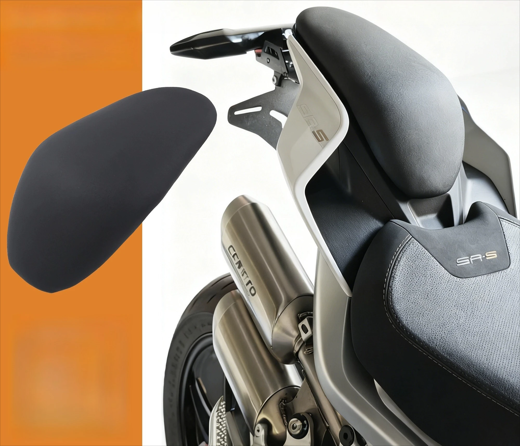 

FOR CFMOTO 750SR Motorcycle Rear Seat Fairing Cowl Hump Cover Leather Pillow Pad Cushion 450SRS 450NK 2022-2024
