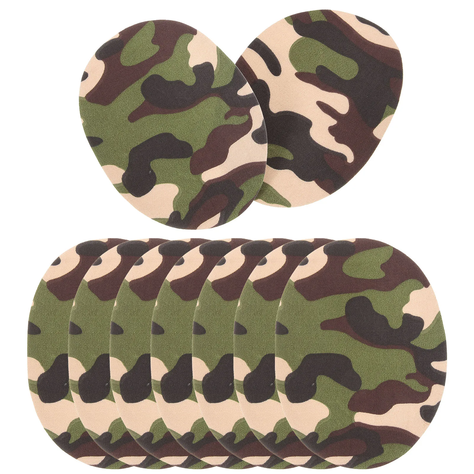 

10Pcs Cloth Patch Iron on Patches for Clothes Repair Camouflage Applique Decorative Patches Multi-Use Sewing Accessories
