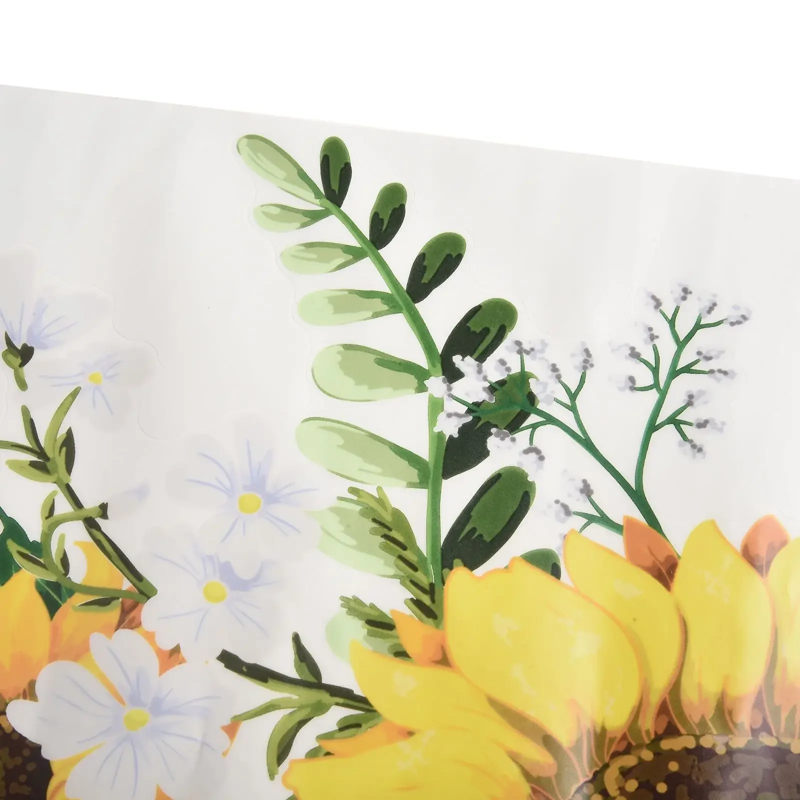 Wall Stickers 30*60cm Accessories Decorative Living Room Office Sunflower Wall Sticker Bedroom Creative Decals