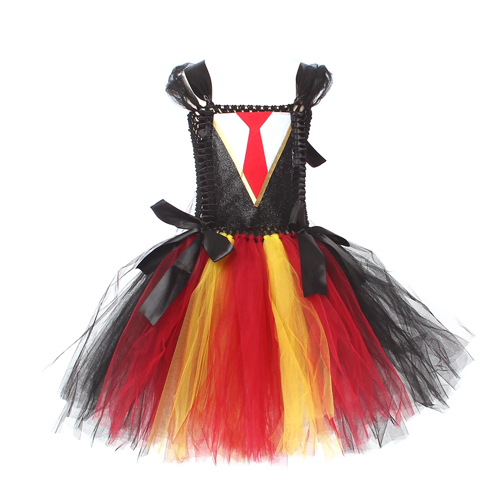 Magic Hermoine Girl Tutu Dress for Halloween Cosplay Costume Potter Witch Cosplay Clothes Kids Birthday Party Carnival Outfit