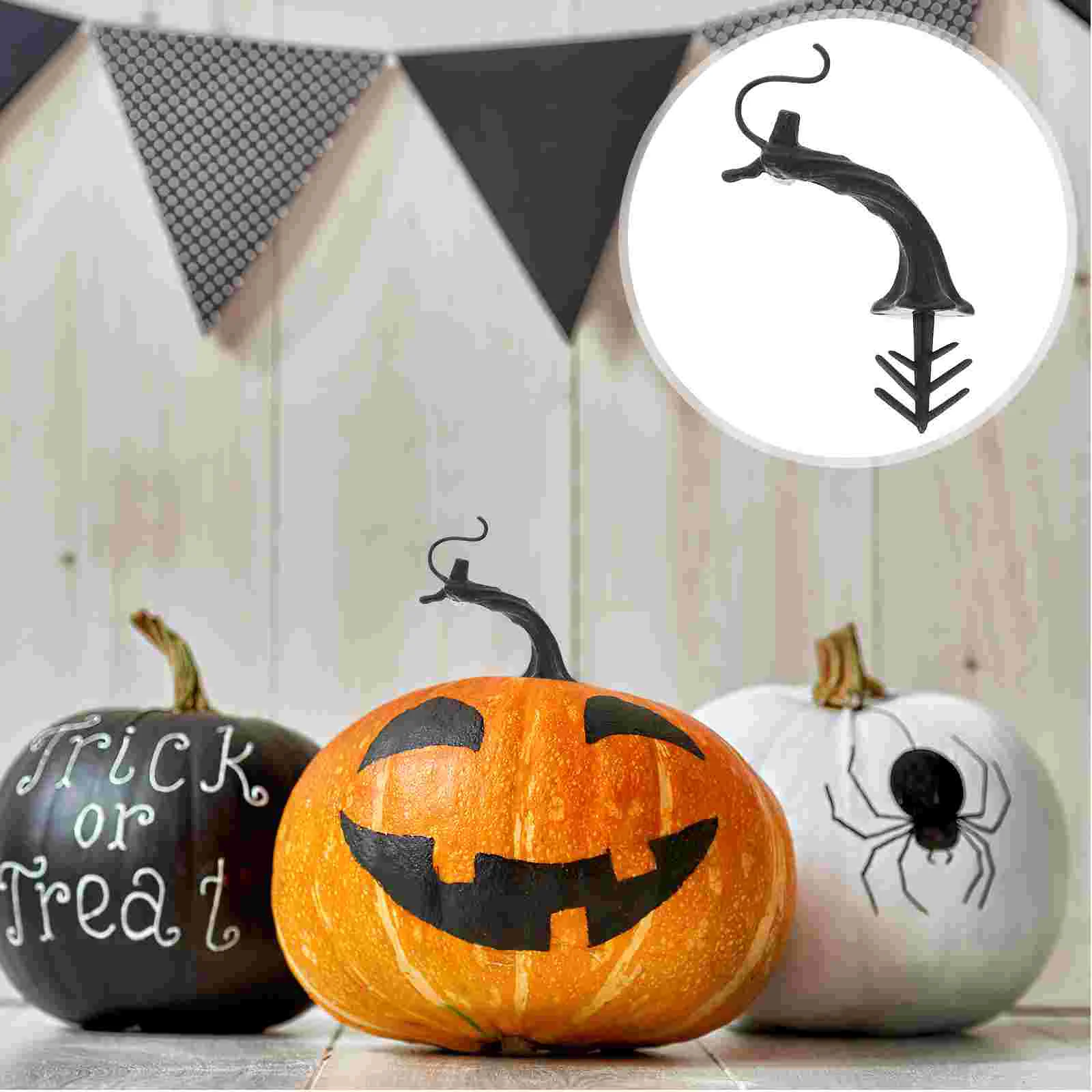 

30 Pcs Artificial Pumpkin Handle Stem Fake DIY Accessory Making Tools Halloween Plastic Adornment Decoration