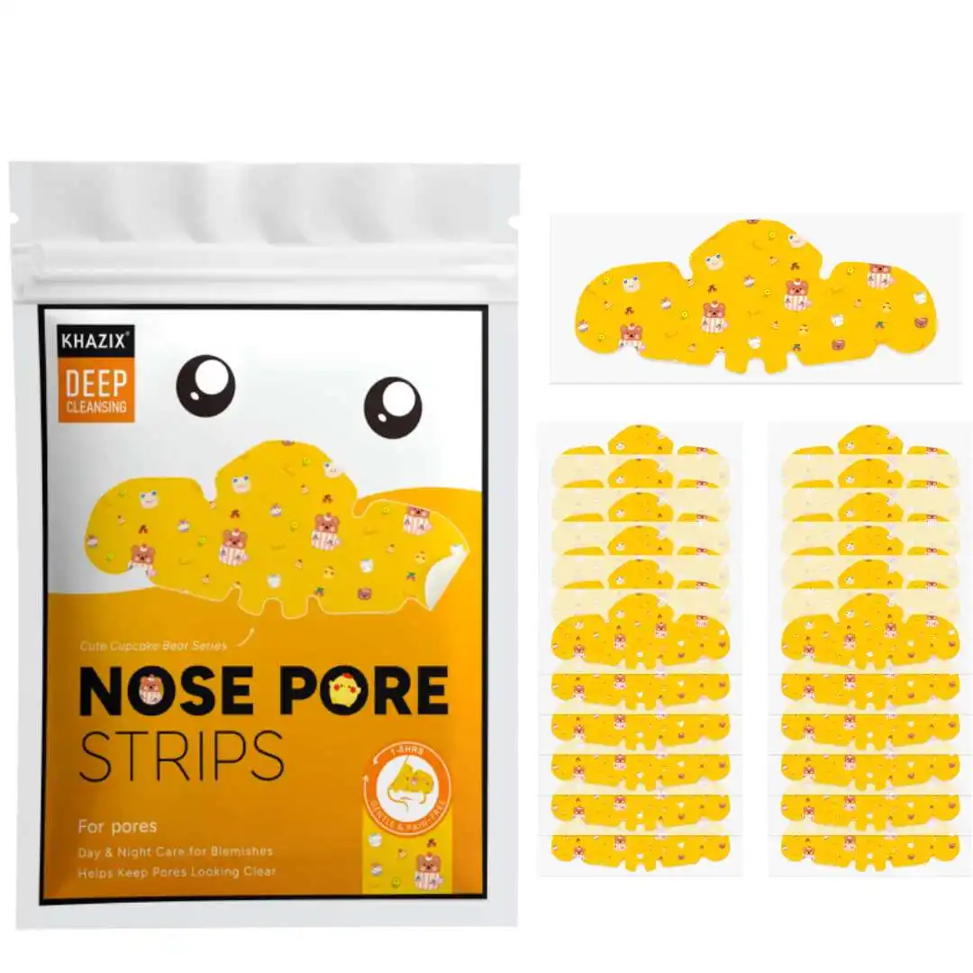 5/10/15 pieces of cartoon-shaped breathable nasal strips, soft, lightweight and elastic, suitable for use during work and daily