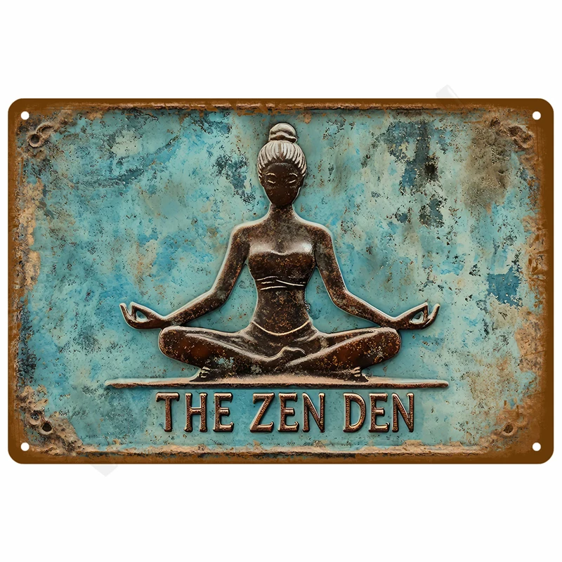 Vintage Metall Platte Zinn Zeichen Platten Bar Retro Metall Zeichen Wand Kunst Wandbild Ästhetische Zimmer Home Decor Artikel Poster Garage Dekoration – Detail 24