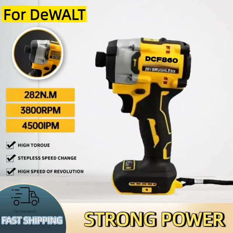 ل ديوالت DCF860 فرش الحفر الكهربائية مفك اللاسلكي المدمجة الحفر/سائق قابلة للشحن ترقية التدريبات أدوات كهربائية #6