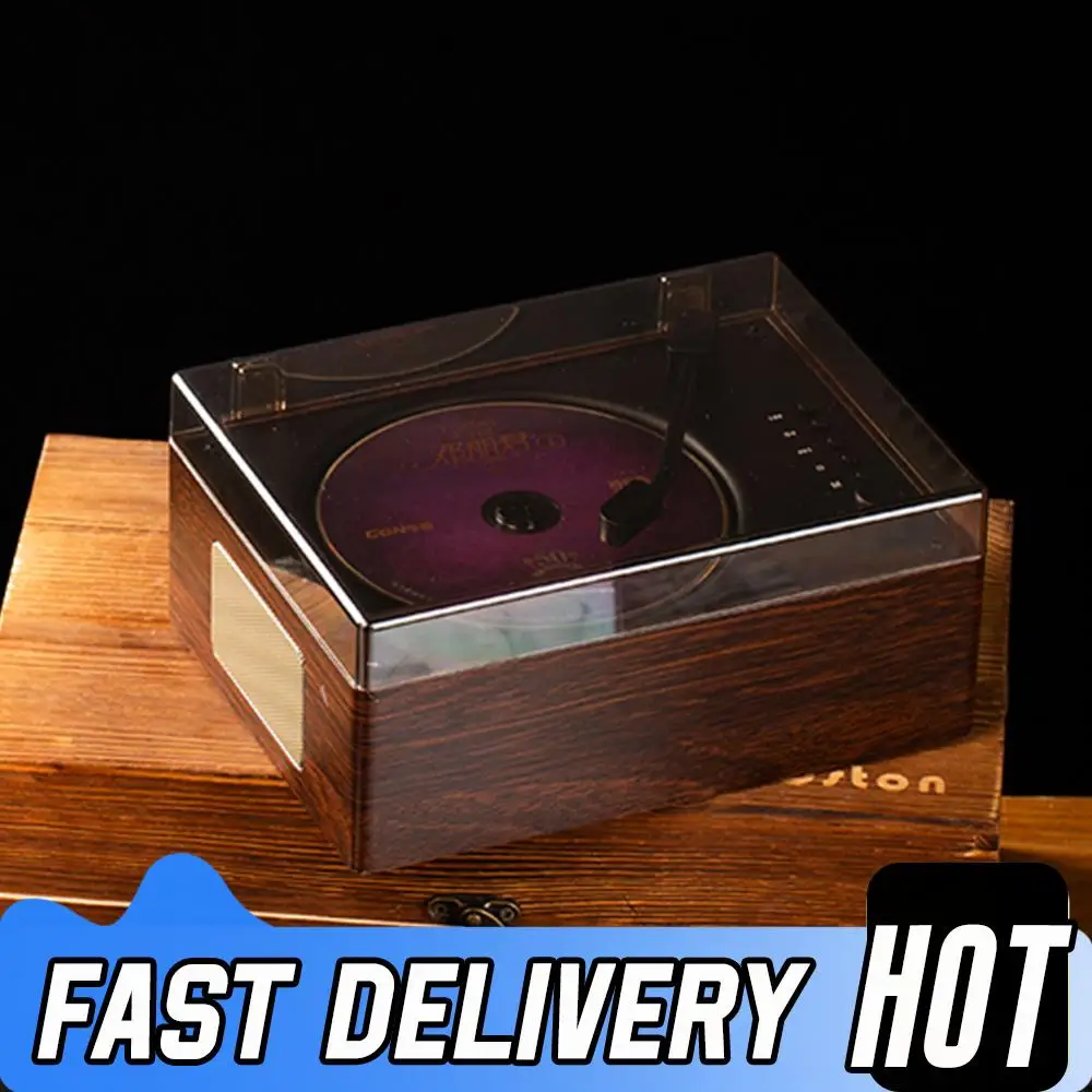 

Портативный CD-плеер, перезаряжаемый музыкальный плеер с Bluetooth 5.0 и пультом дистанционного управления, домашний музыкальный плеер, настольный CD-плеер для телефона