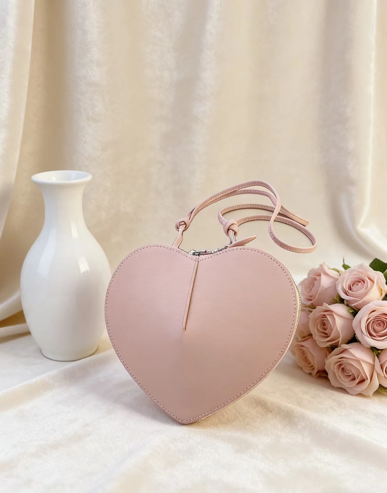 

Сумка через плечо на одно плечо в форме сердца, женская модная новая стильная сумка из искусственной кожи в корейском стиле