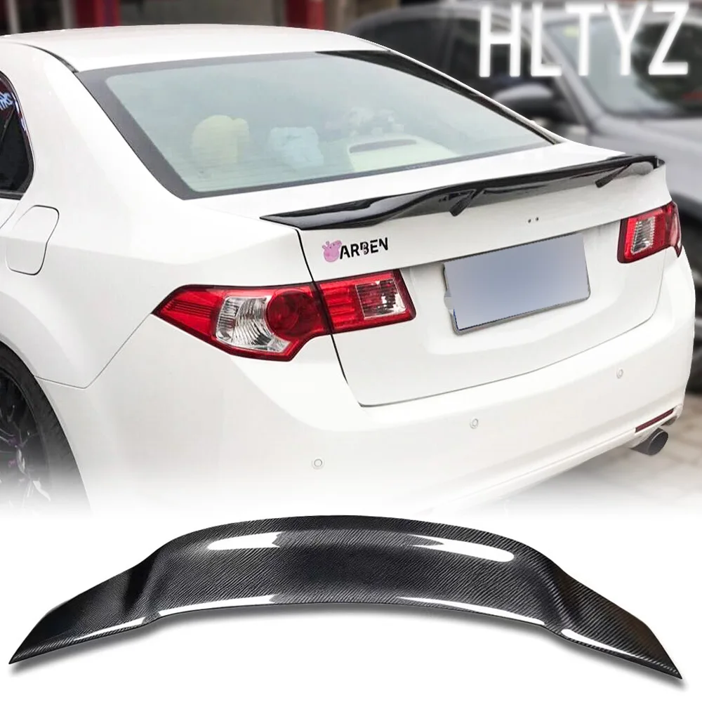 

High-Quality Carbon Fiber Rear Spoiler for Honda Accord Acura TSX 2009-2013 R Style Styling Aerodynamic Durable Auto Accessory