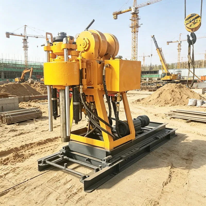 Customized Hydraulic Core Drilling Rig Full Hydraulic Core Exploration Drilling Rig 100m-500m For Geological Work