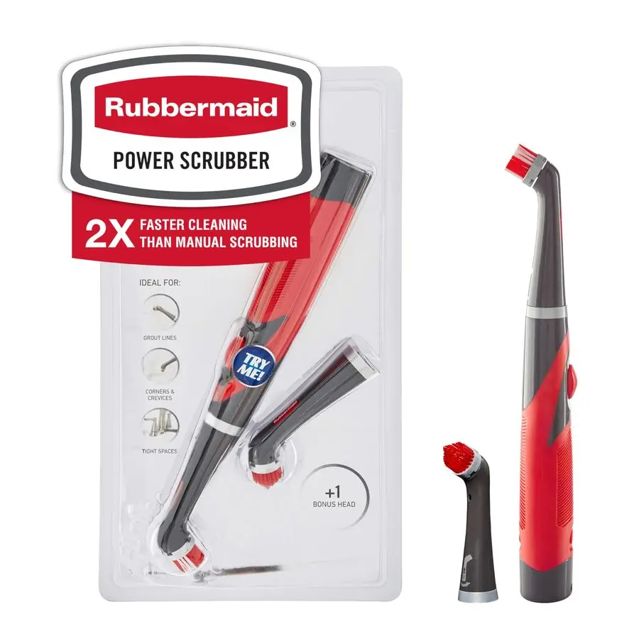

Reveal Power Scrubber with MultiPurpose amp Grout Head, Cordless Electric Battery Powered Scrub Brush, Water Resistant, for Home