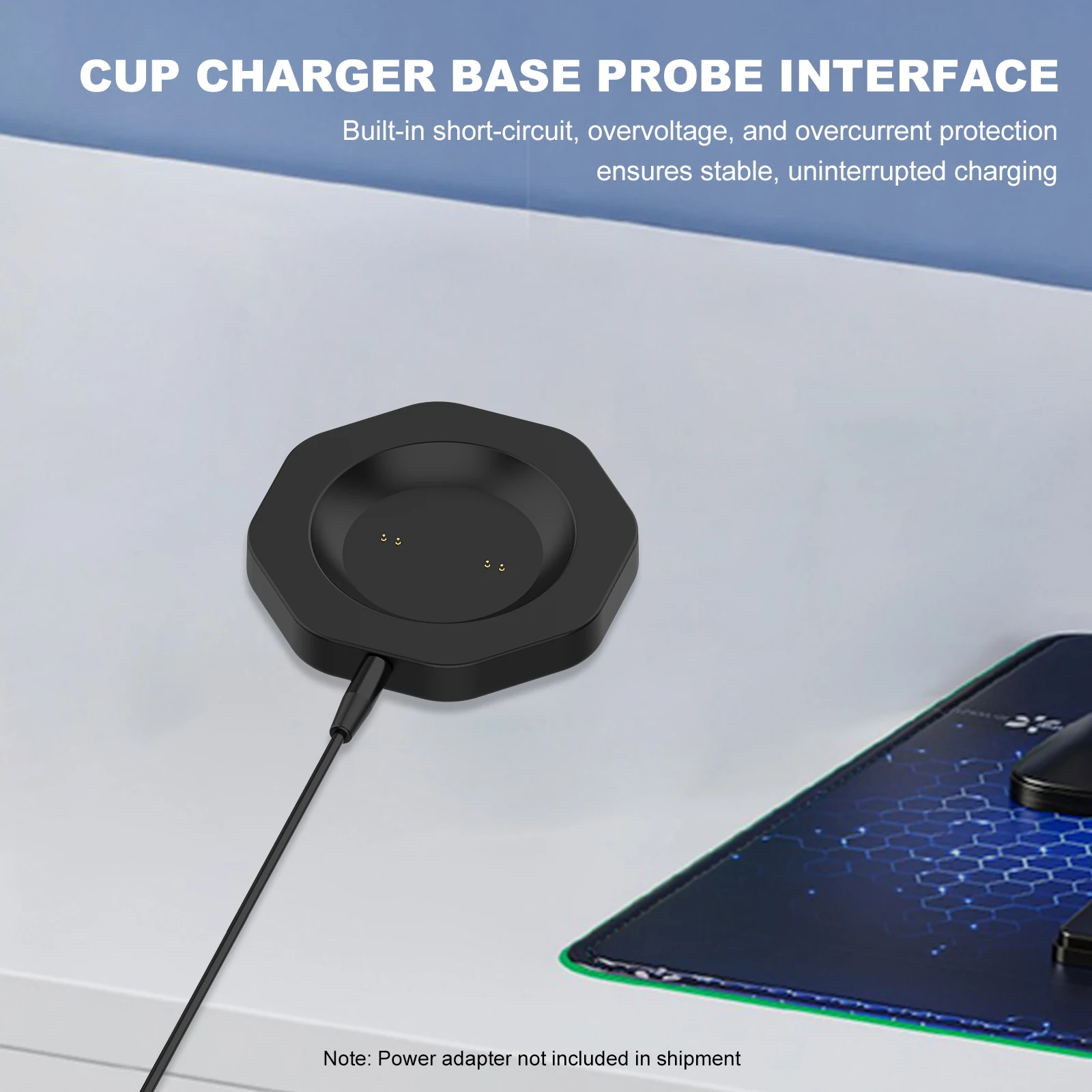 Wireless Base for Ember Temperature Control Intelligent Mugs 1 2 Charger Dock Base Provides Rapid Charging Travel PVC Material