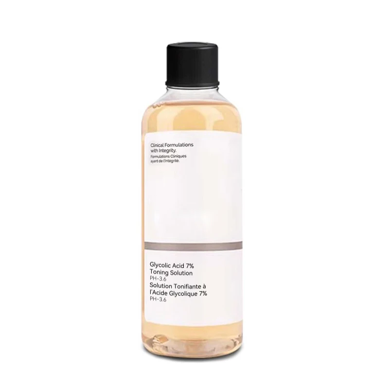 

Professional Glycolic Acid Toning Solution Exfoliating Anti-Aging Toner for Face with 7% AHA Protein and Pomegranate