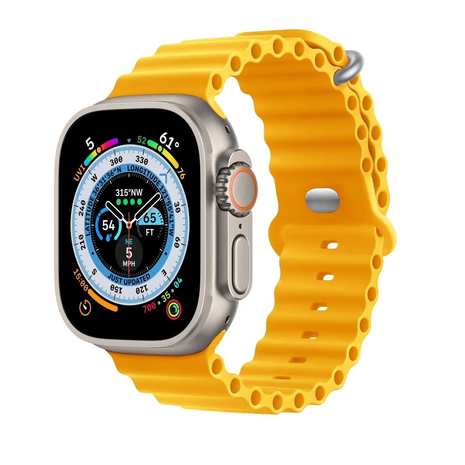 Ocean Band for Apple Watch band 44mm Ultra 2 49mm 45mm 42mm 38mm 40/41mm silicone bracelet iwatch series 9 8 7 se 6 5 4 3 strap