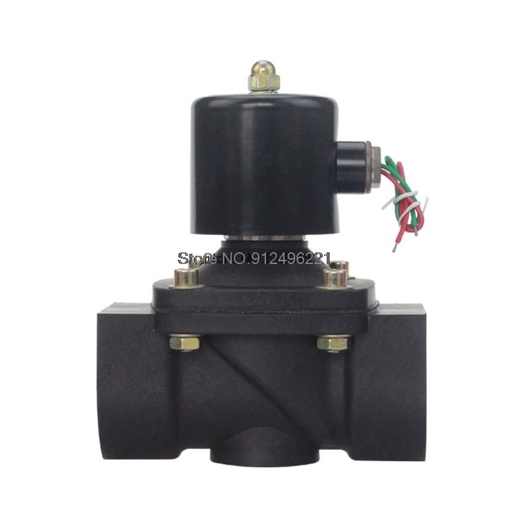 

2W DN8 DN10 Пластиковый электромагнитный клапан Водяной клапан N/C Воздух Масло газ 2W250-08 2W040-10 12 В 24 В 220 В электромагнитный клапан