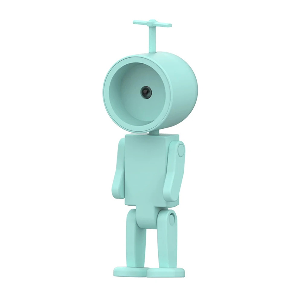 Mini luce notturna rimovibile Cartoon Cute Astronaut Robot illuminazione calda lampada da lettura comodino scrivania LED Light Home Decor Ornaments