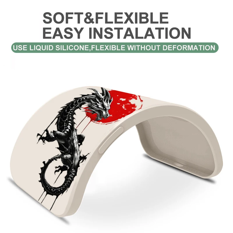 Coque de téléphone à motif de dragon chinois divin, étui pour Huawei P50 P50E P40 P30 P20 PRO LITE P Smart Z S