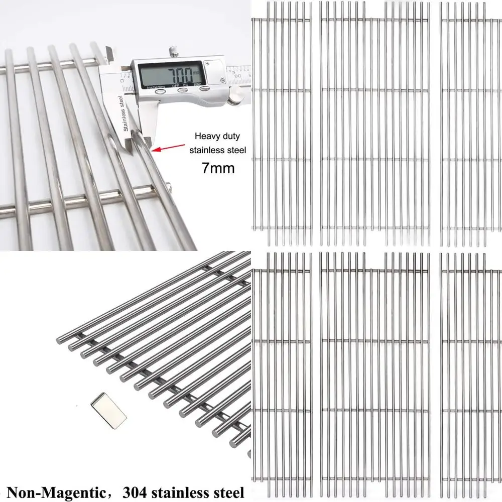 

Stainless Steel 3-Pack Cooking Grids for Viking VGBQ T Series Grills 23.25