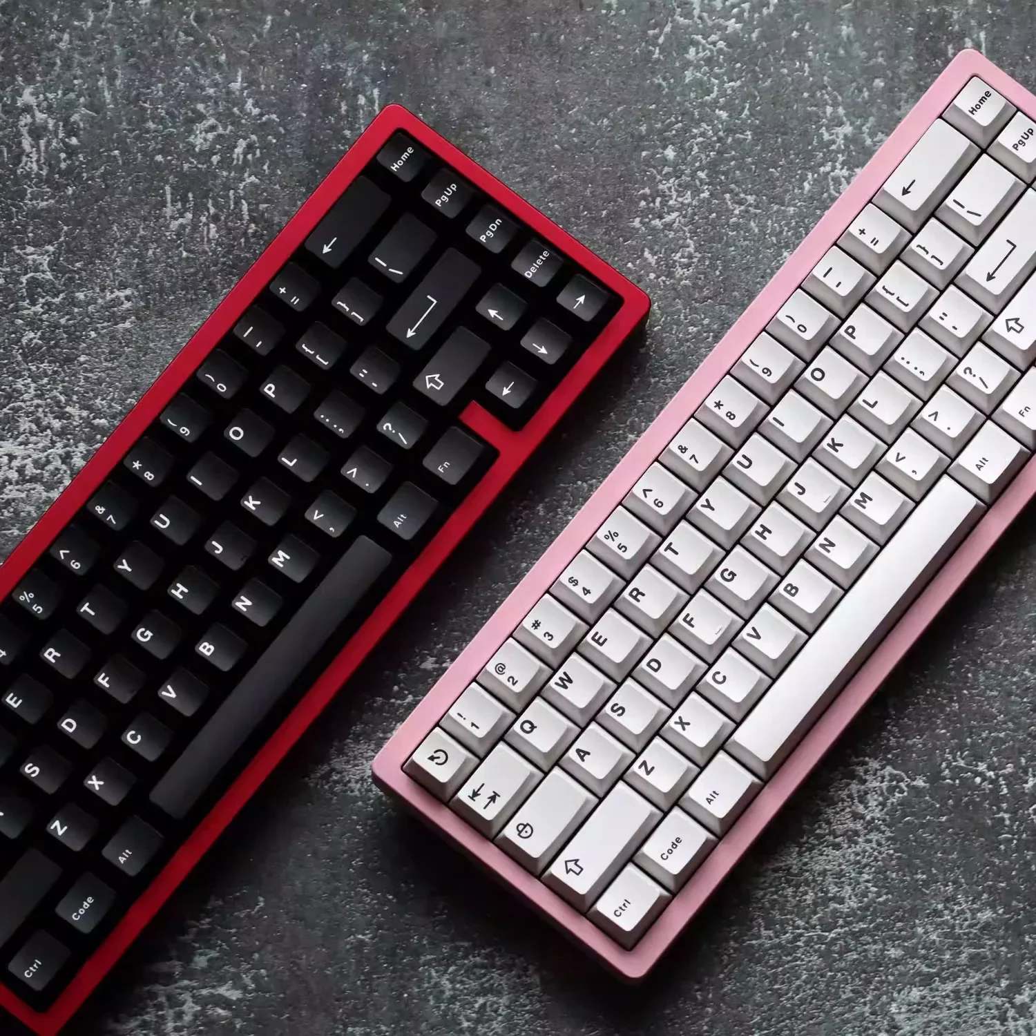121 Keys Aifei WOB BOW Keycaps White Black ABS Double Cherry Shot Profile Mechanical Keyboard Anne Pro 2 AULA F75 Ajazz