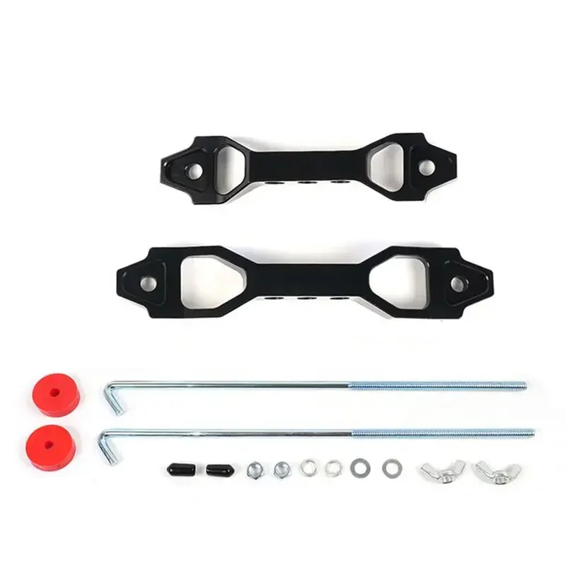 

Car Battery Tie Down Kit Car Stand Retaining Tie Down Bracket Reusable Battery Mount Bracket Battery Hold Kit For