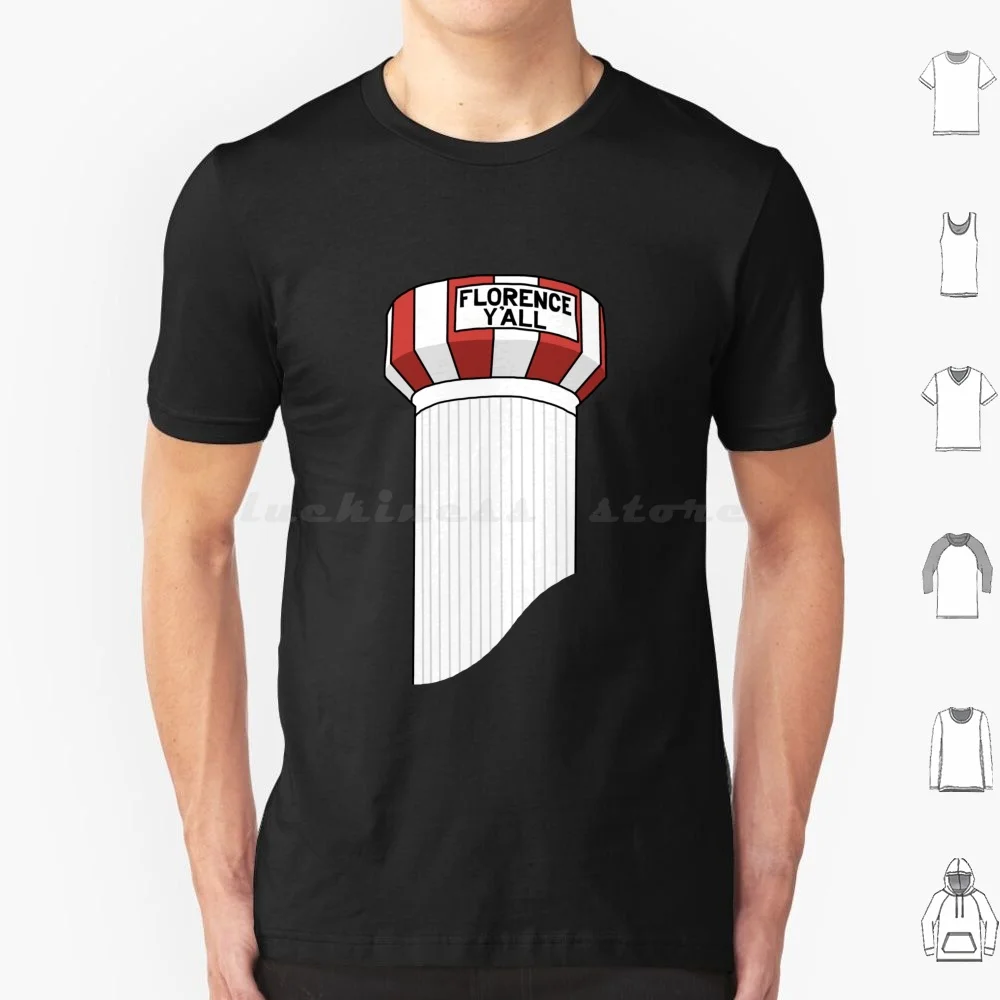 Florence Y’all Northern Water Tower Cartoon T Shirt Cotton Men Women DIY Print Florence Yall Florence Y All Florence Yall Water