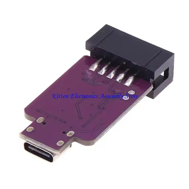 96GD USB Downloader Adapter With Automatic Voltages Adjustment &Cable For Electronics Education And Prototyping