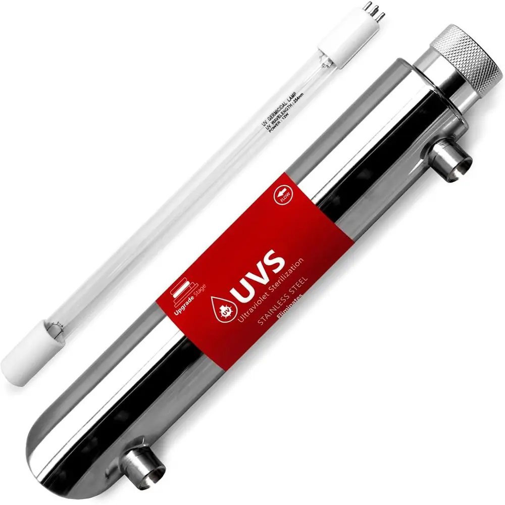 

ExprWater – UV Water ilter Replacement – UV Water System – 12 Inch UV Light Housing with 10 inch Bulb – Under Sink and Reverse O