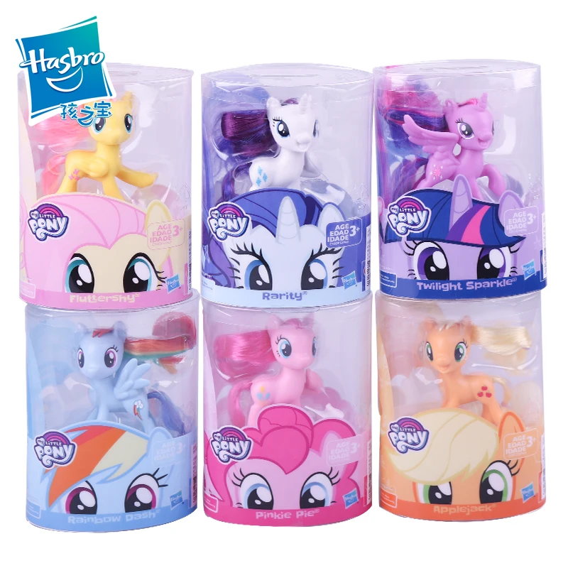 Hasbro My Little Pony E4966 Rarity Fluttershy Twilight Sparkle Pinkie Pie Doll Gifts Toy Model Anime Figures Collect Ornaments