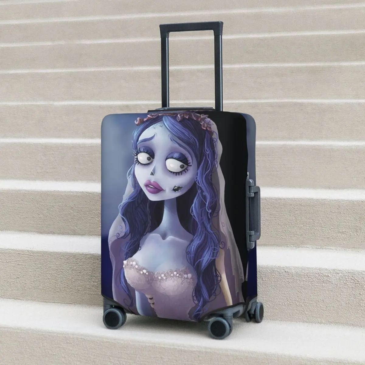 

Чехол для чемодана Emily The Corpse Bride, защитные эластичные защитные чехлы для дорожного багажа на 18-32 дюймов