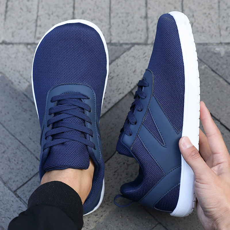

Men's Breathable Wide Fit Boat Shoes Summer Lightweigh Non Slip Minimalist Walking Shoes High Quality Lace Up Fashion Sneakers